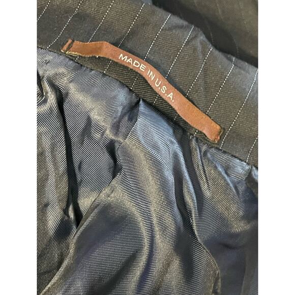 Hickey Freeman 42 R NEW Loro Piana Mens Wool Blue Pinstripe Sports Jacket Blazer - Picture 7 of 10